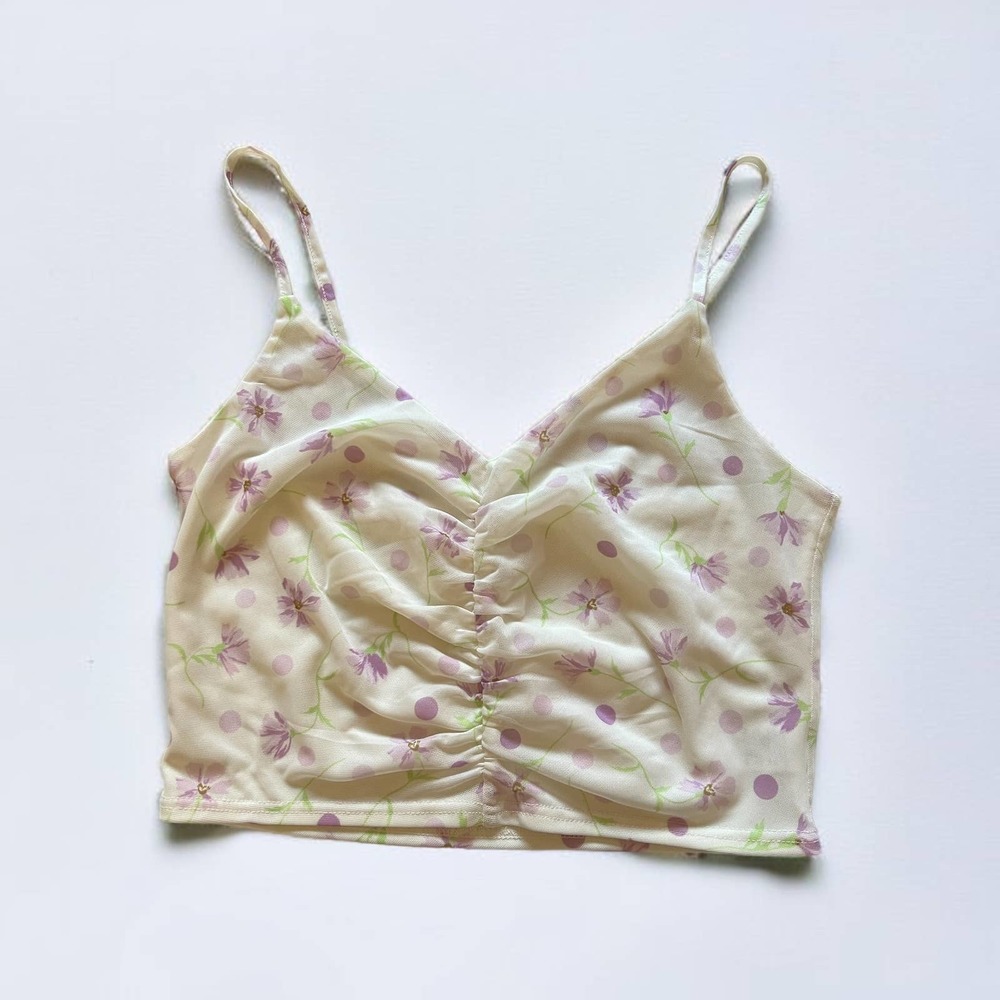 Women’s floral tank top, size M
